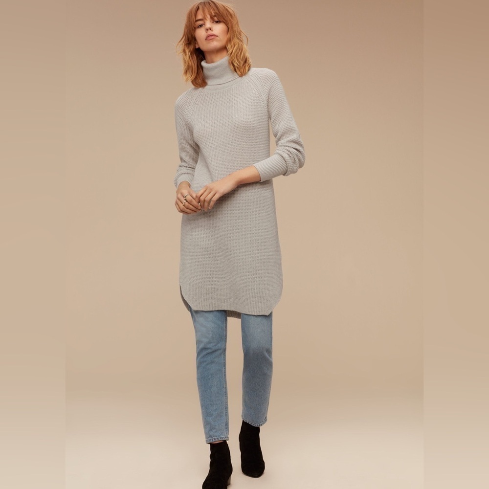 WILFRED FREE Merino Bianca sweater dress  Size XS